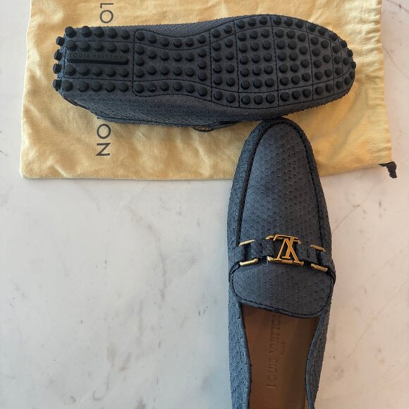 Hockenheim LV Python Snakeskin Leather Shoes - Picture 3 of 6